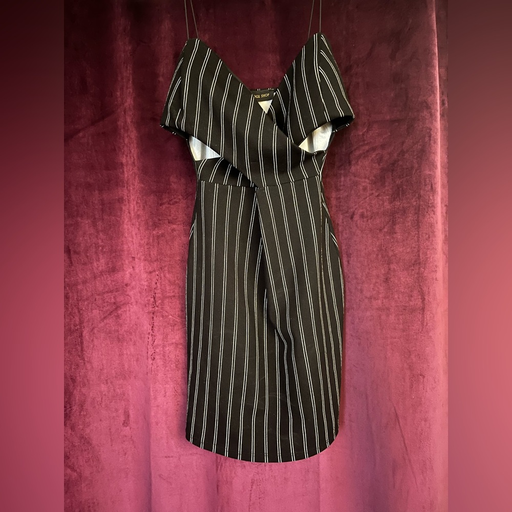 The Vintage Shop S Vertical Stripe Dress